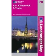 OS70 Ayr Kilmarnock Surrounding area